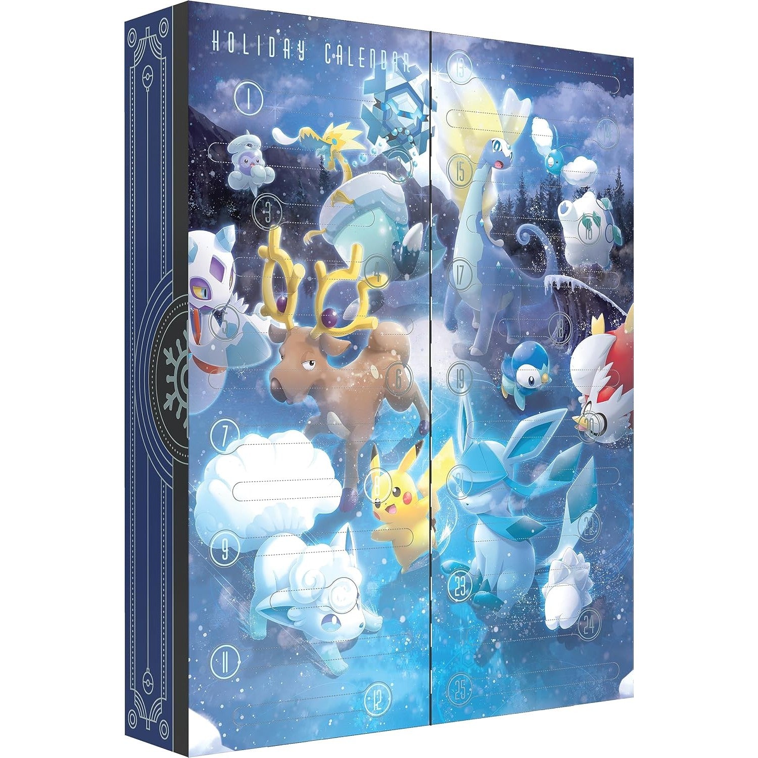 Pokemon TCG 2023 Holiday Calendar - with Foil Cards, Booster Packs & More!