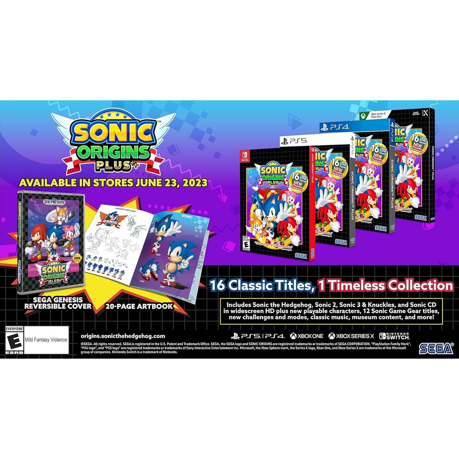 Sonic Origins Plus - Nintendo Switch - SEGA