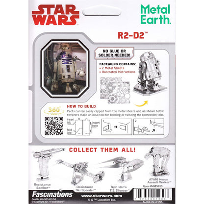 Star Wars R2-D2 3D Steel Model Kit - Fascinations - Metal Earth