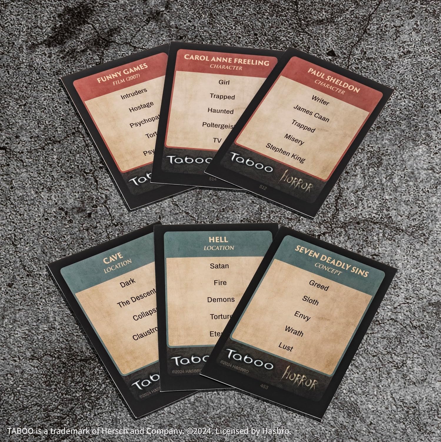 Taboo: Horror Edition Trivia Game - USAopoly
