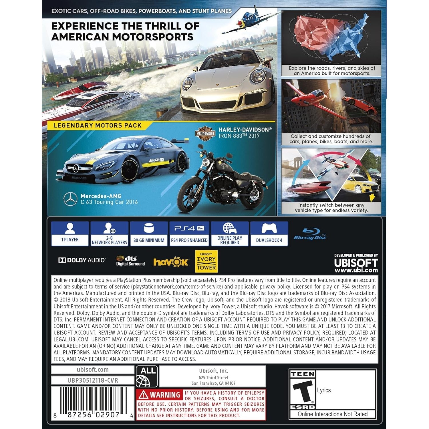 The Crew 2 - PlayStation 4 - Ubisoft