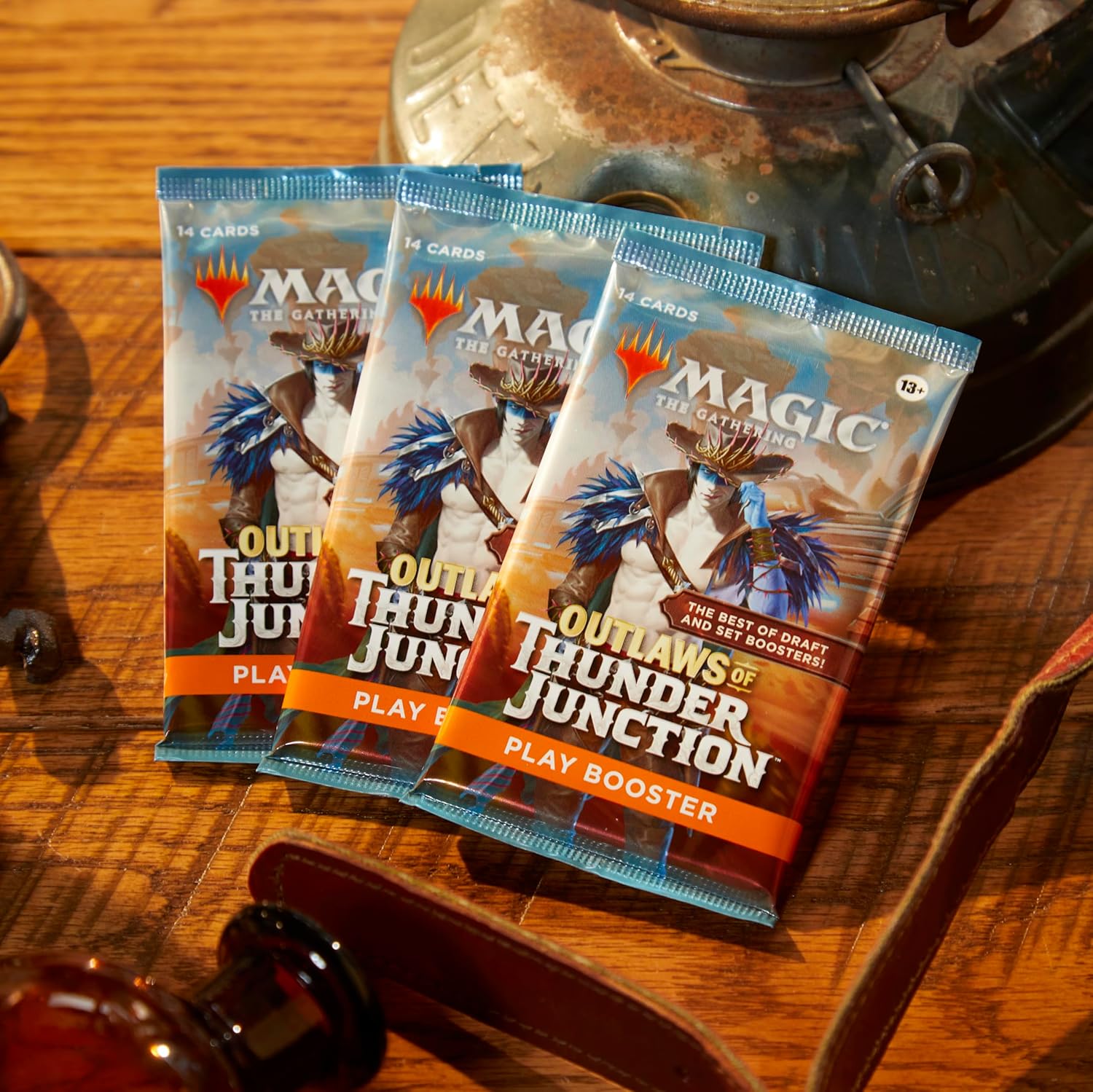Magic: The Gathering Outlaws of Thunder Junction Play Booster - 14 Cards - Wizards of the Coast