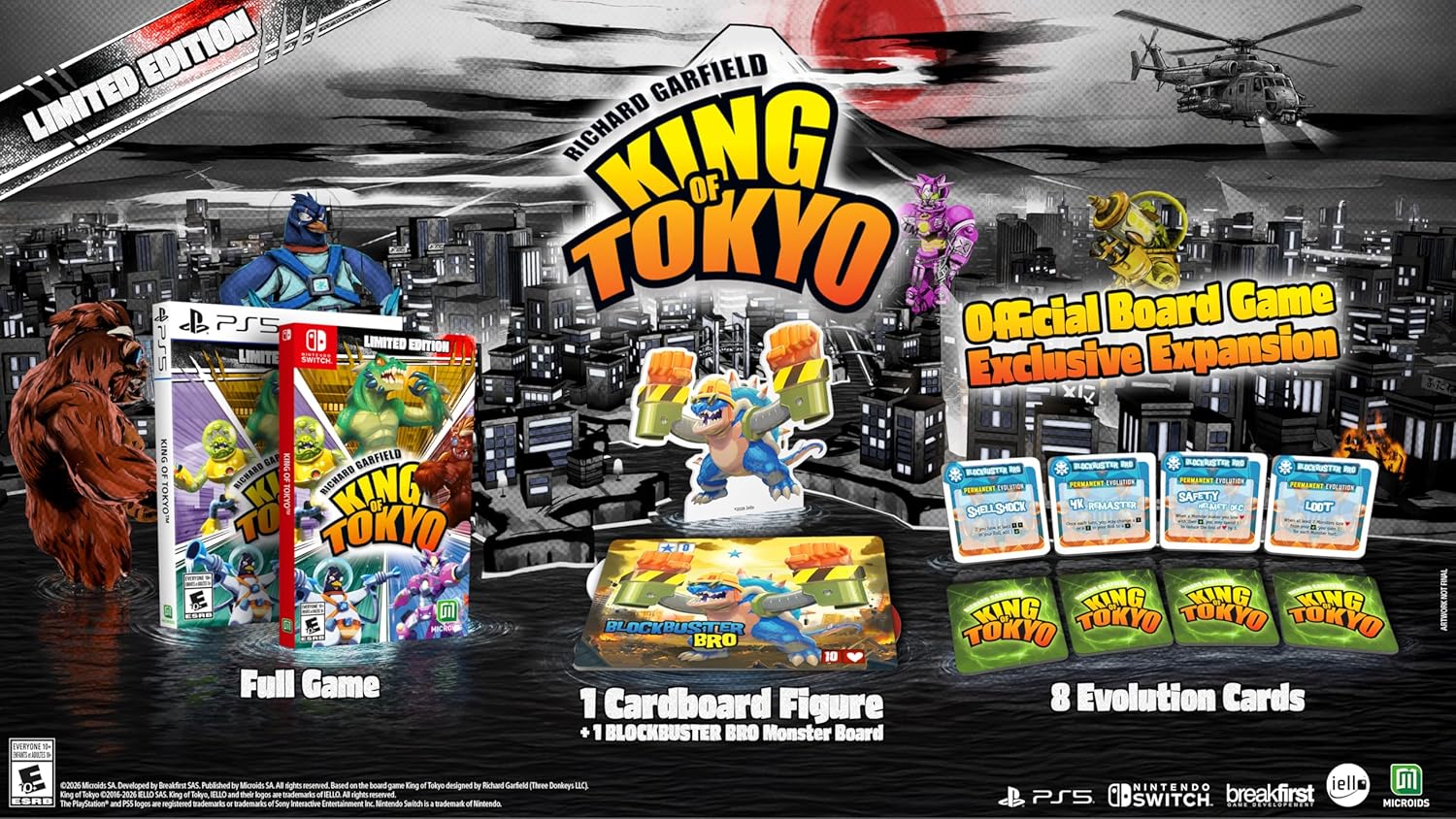 King of Tokyo Limited Edition - PlayStation 5 - Microids