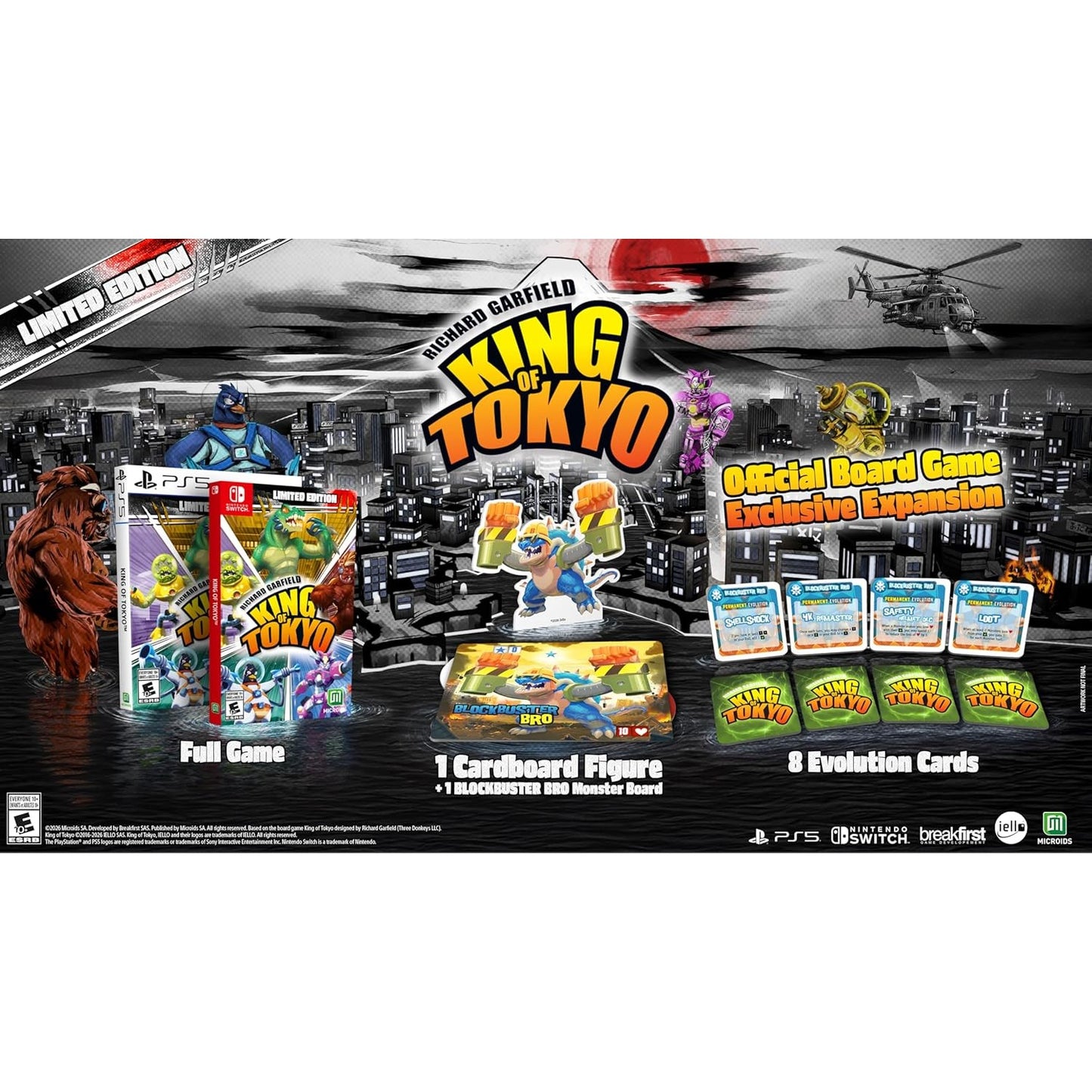 King of Tokyo Limited Edition - Nintendo Switch - MICROÏDS