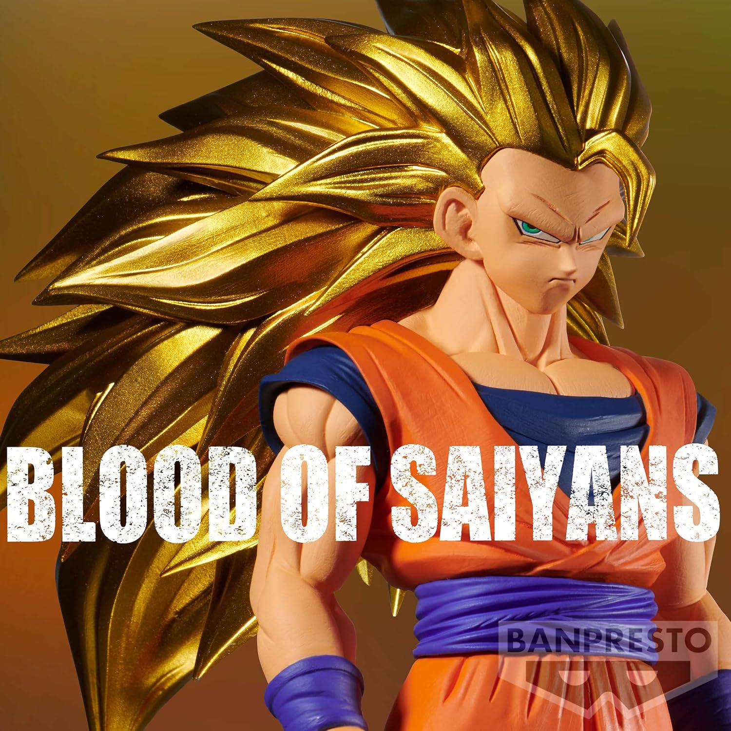 Dragon Ball Z Super Saiyan 3 Goku Statue Figure - Banpresto Blood of Saiyans