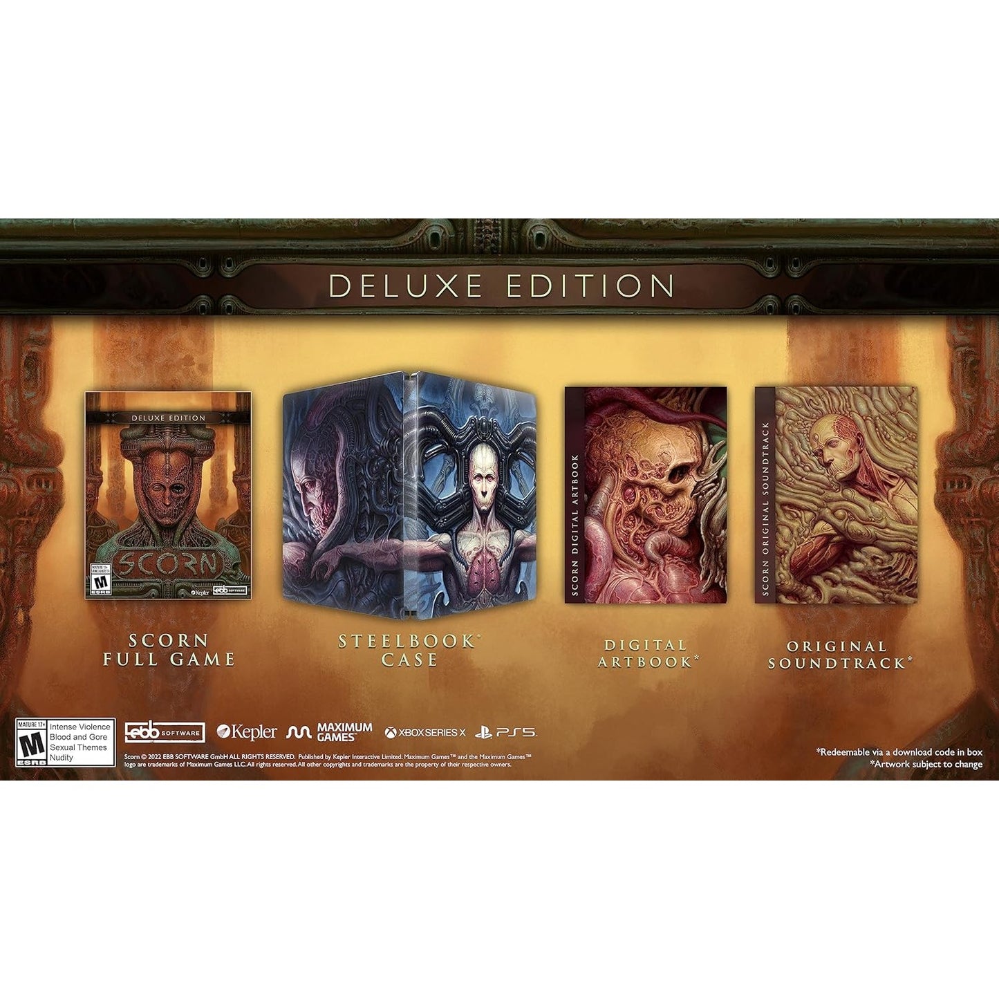 Scorn Deluxe Edition - PlayStation 5, PlayStation 4 - Maximum Entertainment