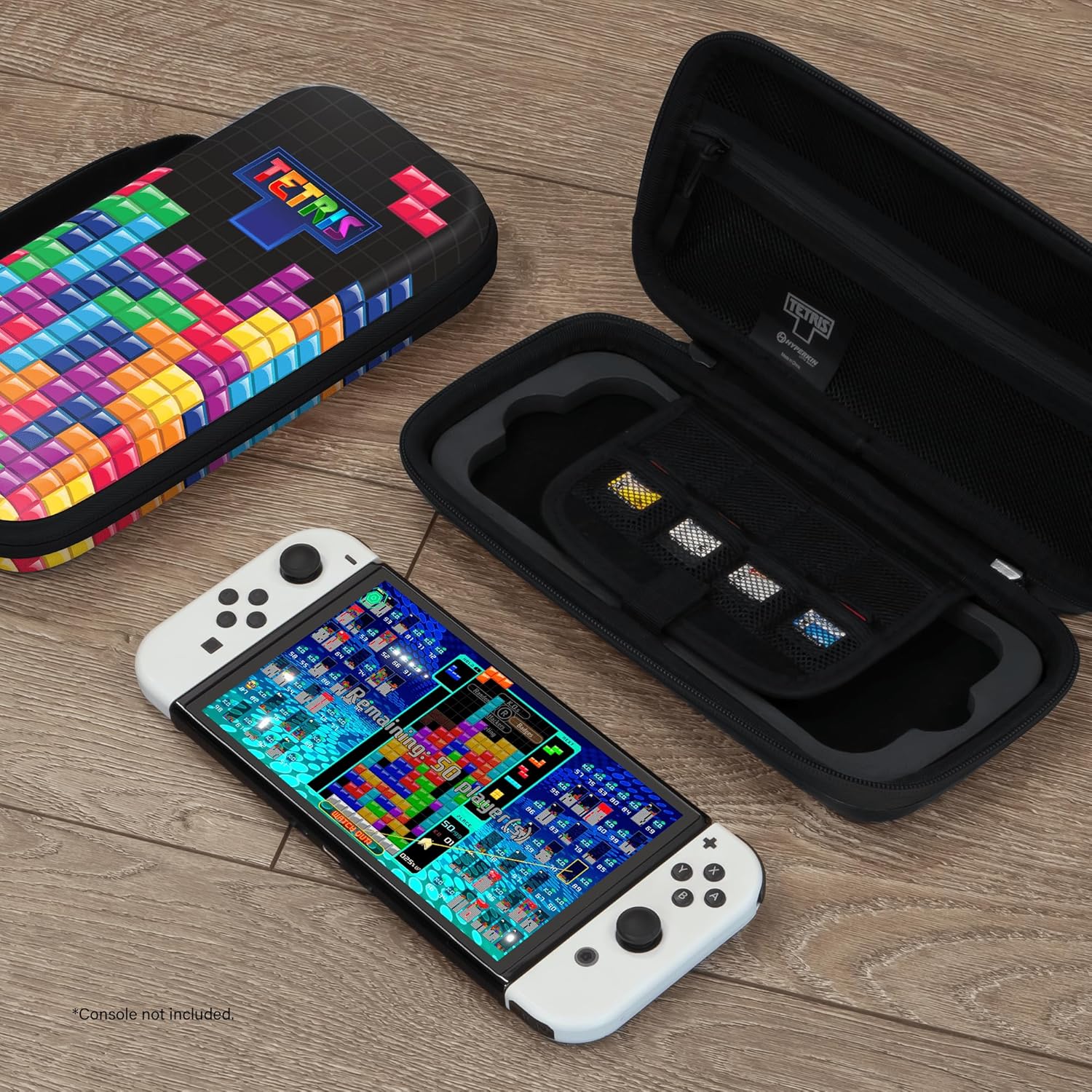 Tetris Tetrimino Stack EVA Hard Shell Carrying Case - Nintendo Switch OLED / Nintendo Switch Lite / Nintendo Switch - Hyperkin Limited Edition: 2000