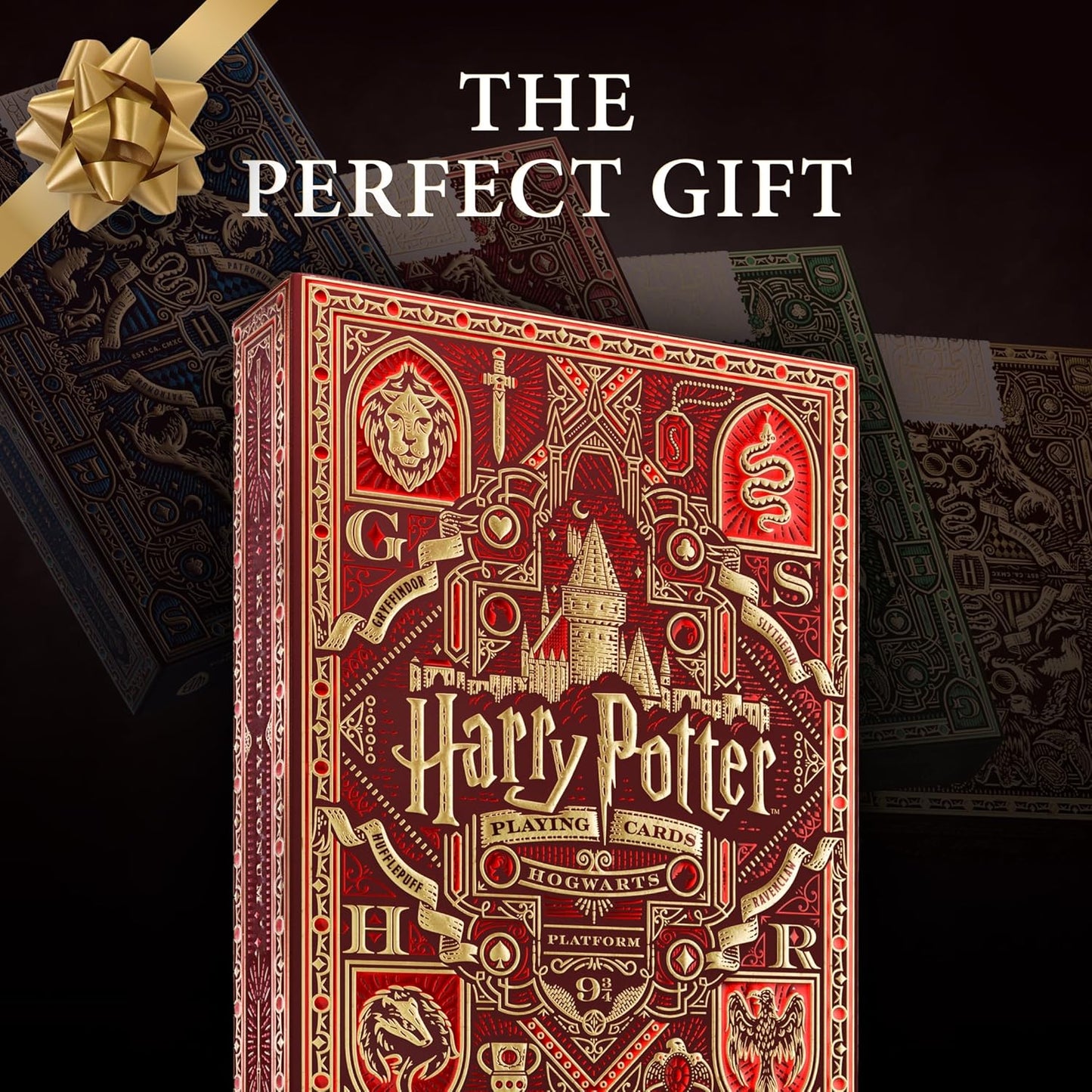 Harry Potter Gryffindor Red Foil Playing Cards - Theory11