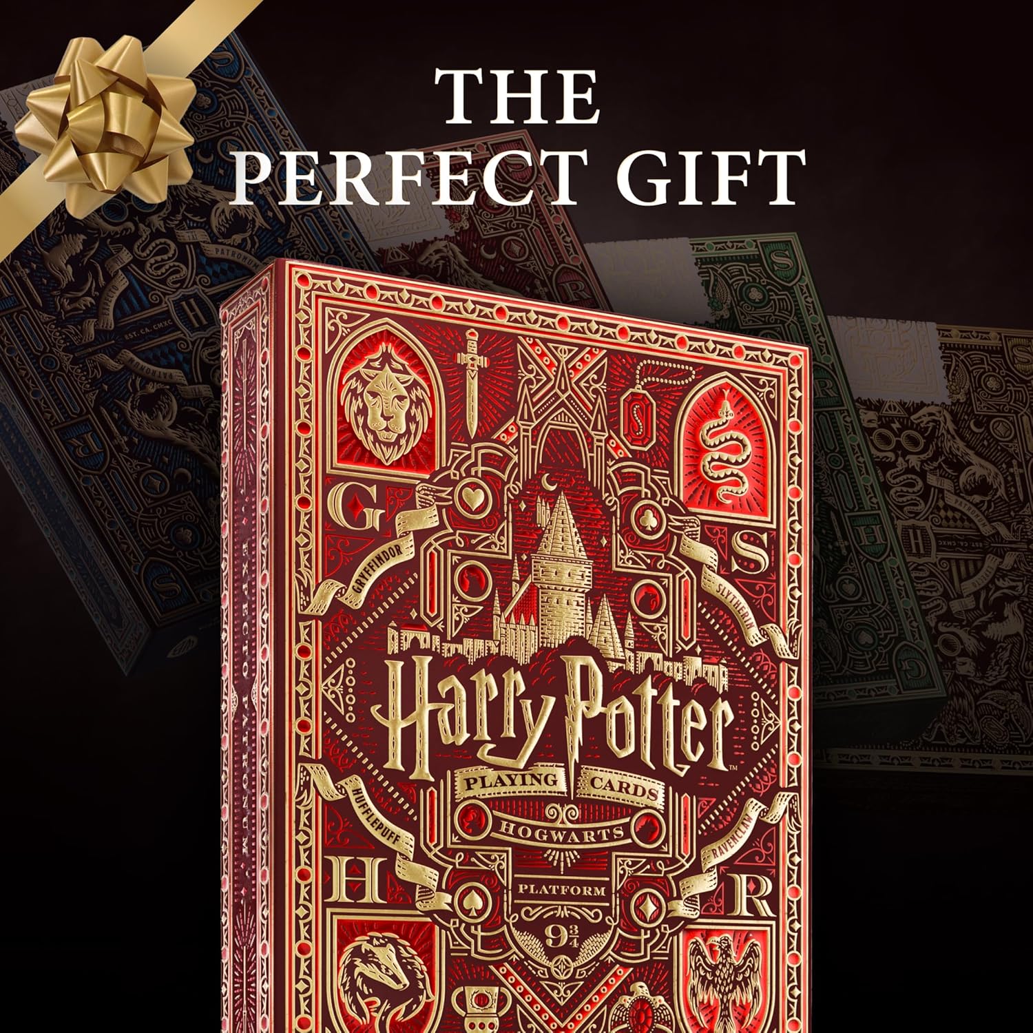 Harry Potter Gryffindor Red Foil Playing Cards - Theory11