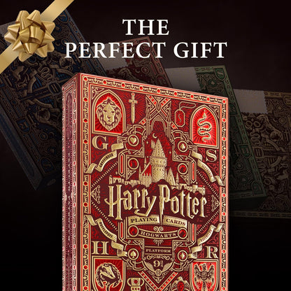 Harry Potter Gryffindor Red Foil Playing Cards - Theory11