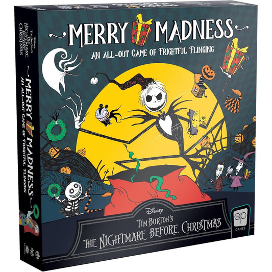 Tim Burton's The Nightmare Before Christmas Merry Madness Family Dice Game - USAopoly, Disney