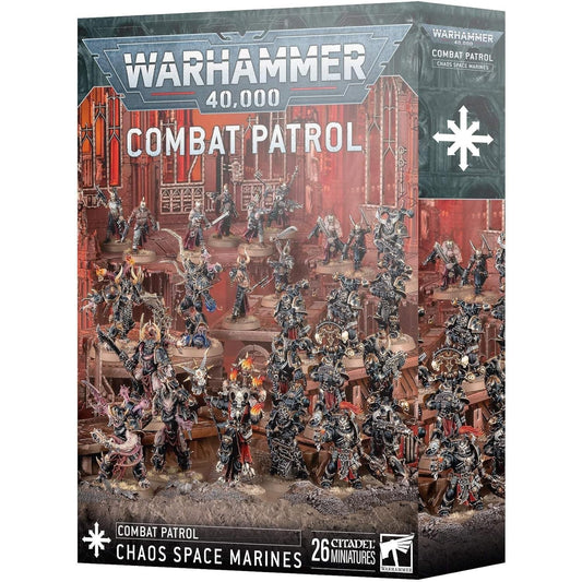 Warhammer 40,000 Combat Patrol Chaos Space Marines - 26 Citadel Miniatures - Games Workshop