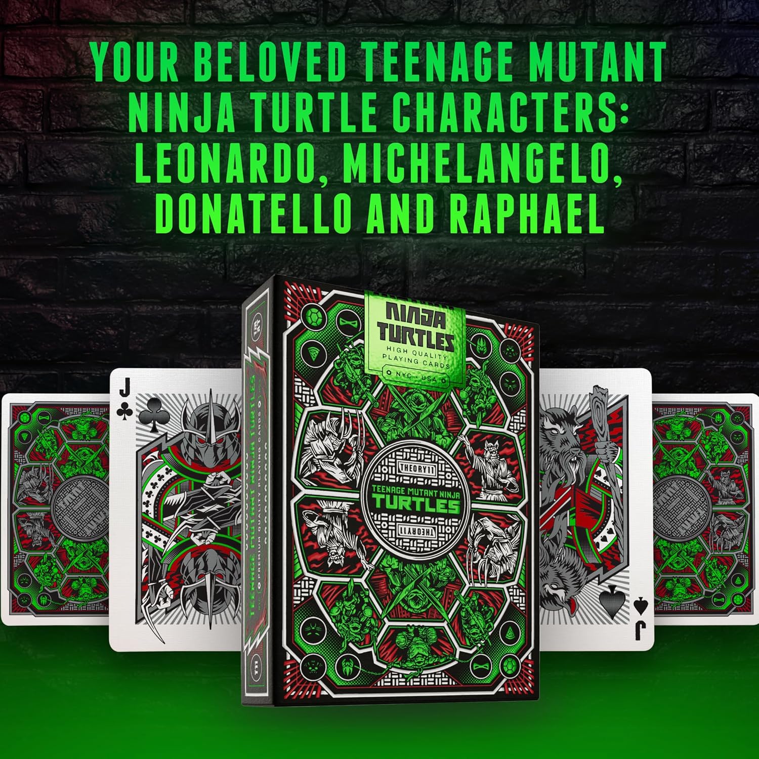 Teenage Mutant Ninja Turtles Playing Cards - theory11