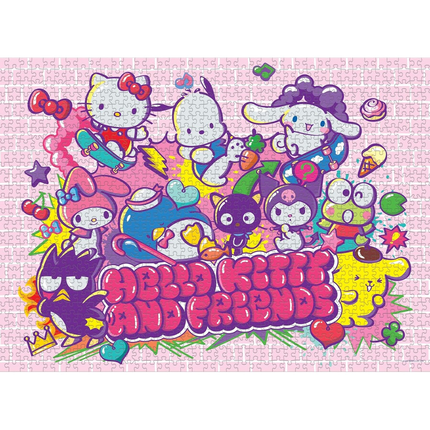 Hello Kitty and Friends Tokyo Skate 1,000 Piece Jigsaw Puzzle - USAopoly