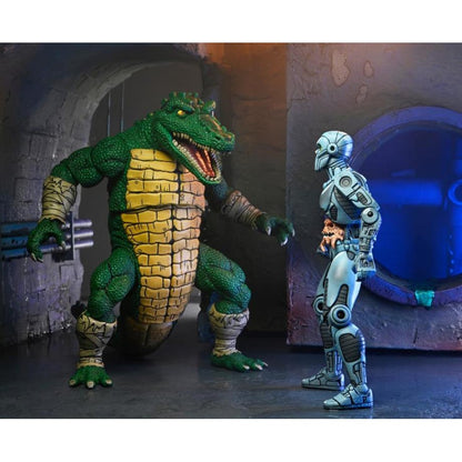 Teenage Mutant Ninja Turtles Leatherhead Deluxe Action Figure - NECA - Mirage Comics