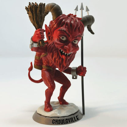 Ghoulsville Ghoul Gang Krampus Goat Blood Red Figure - Retro-A-Go-Go - Tiny Terror