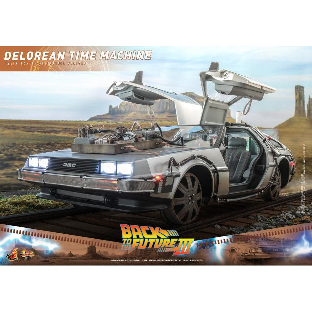 Back to the Future Part III DeLorean Time Machine 1/6th Scale Collectible Vehicle - Hot Toys