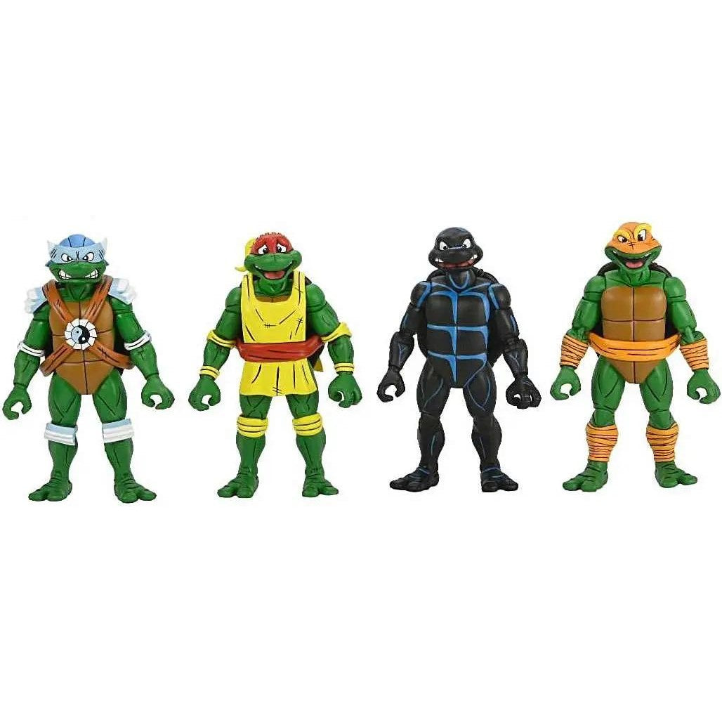 Teenage Mutant Ninja Turtles Archie Comics Stump Wrestling Action Figure 4 Pack - NECA