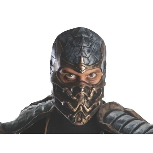 Mortal Kombat IX Scorpion Deluxe Adult Latex Mask - Rubies II