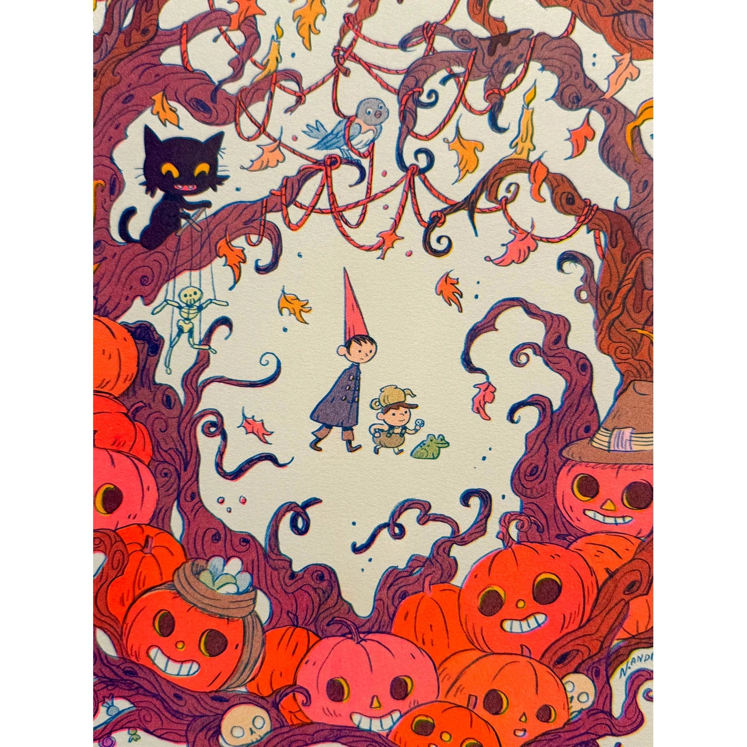 Ain’t That Just The Way Large Version - Over the Garden Tribute Riso Print - by Natalie Andrewson