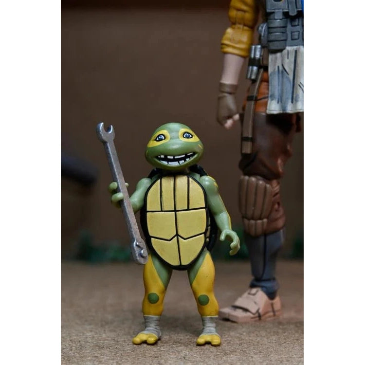 Teenage Mutant Ninja Turtles: The Last Ronin The Lost Years Grammy April with Baby Yi & Moja Action Figure Set - NECA