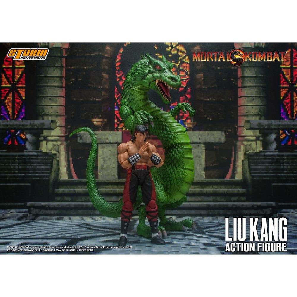 Mortal Kombat Liu Kang vs. Dragon 1/12 Scale Action Figure Set - Storm Collectibles - VS Series