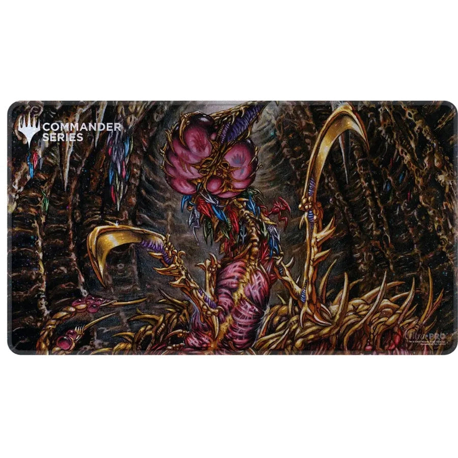 Magic: The Gathering TCG Commander Series 6 Sliver Queen Holofoil Playmat - Stitched Edge, 24 x 13.5" - Ultra PRO