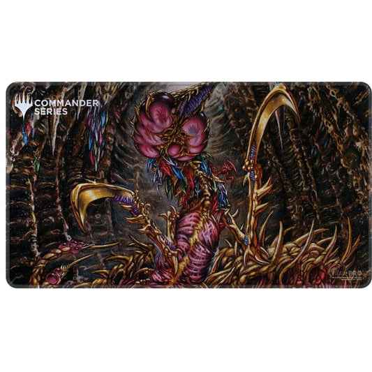 Magic: The Gathering TCG Commander Series 6 Sliver Queen Holofoil Playmat - Stitched Edge, 24 x 13.5" - Ultra PRO