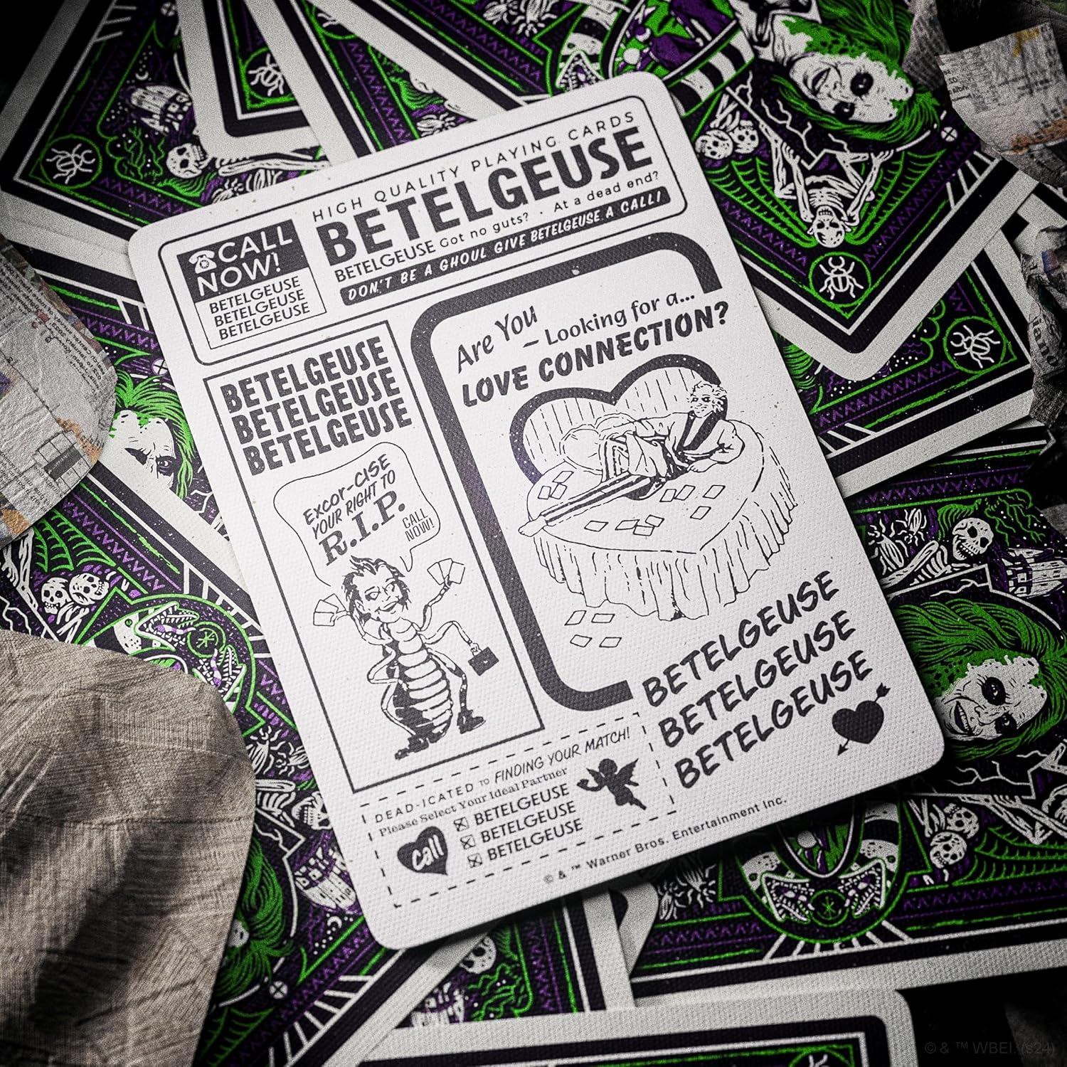 Beetlejuice Foil Playing Cards - theory11