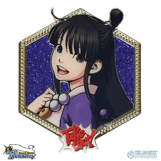 Ace Attorney Maya Fey Pin - Zen Monkey Studios - Golden Series 2