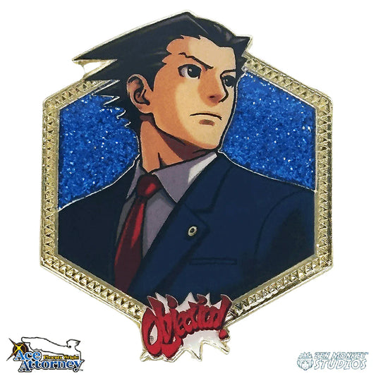 Ace Attorney Phoenix Wright Pin - Zen Monkey Studios - Golden Series 2