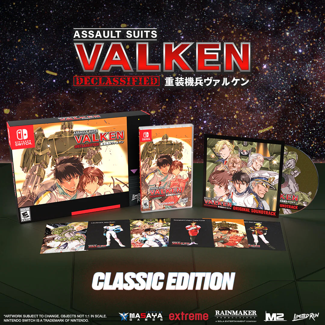 Assault Suits Valken DECLASSIFIED Classic Edition - Nintendo Switch - Limited Run Games #202