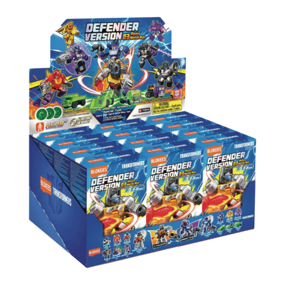 Transformers Defender Version 03 Heavy Metal War Blind Box - 1 Random Mini Figure: 12 to Collect - Blokees
