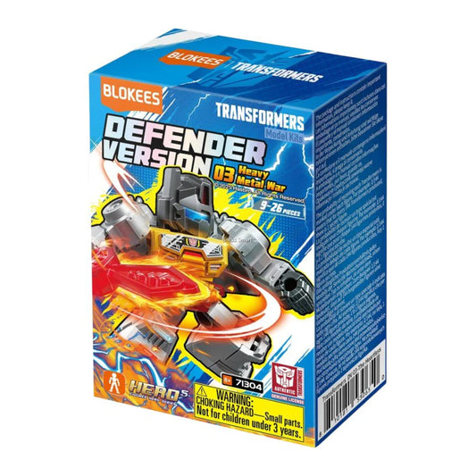 Transformers Defender Version 03 Heavy Metal War Blind Box - 1 Random Mini Figure: 12 to Collect - Blokees
