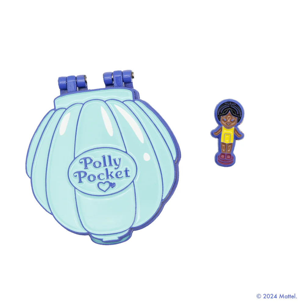 Polly Pocket Beach Party Compact Hinge Pin - Mattel, Little Shop of Pins