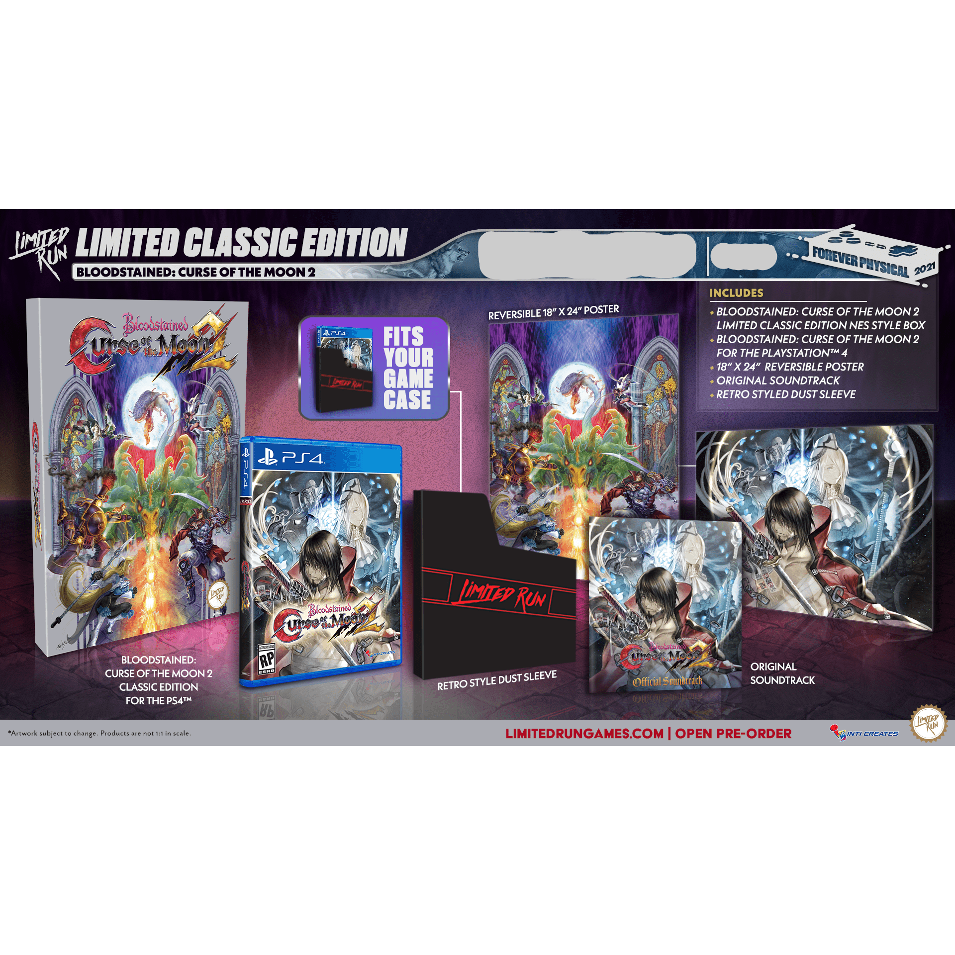 Bloodstained: Curse of the Moon 2 Classic Edition - PlayStation 4