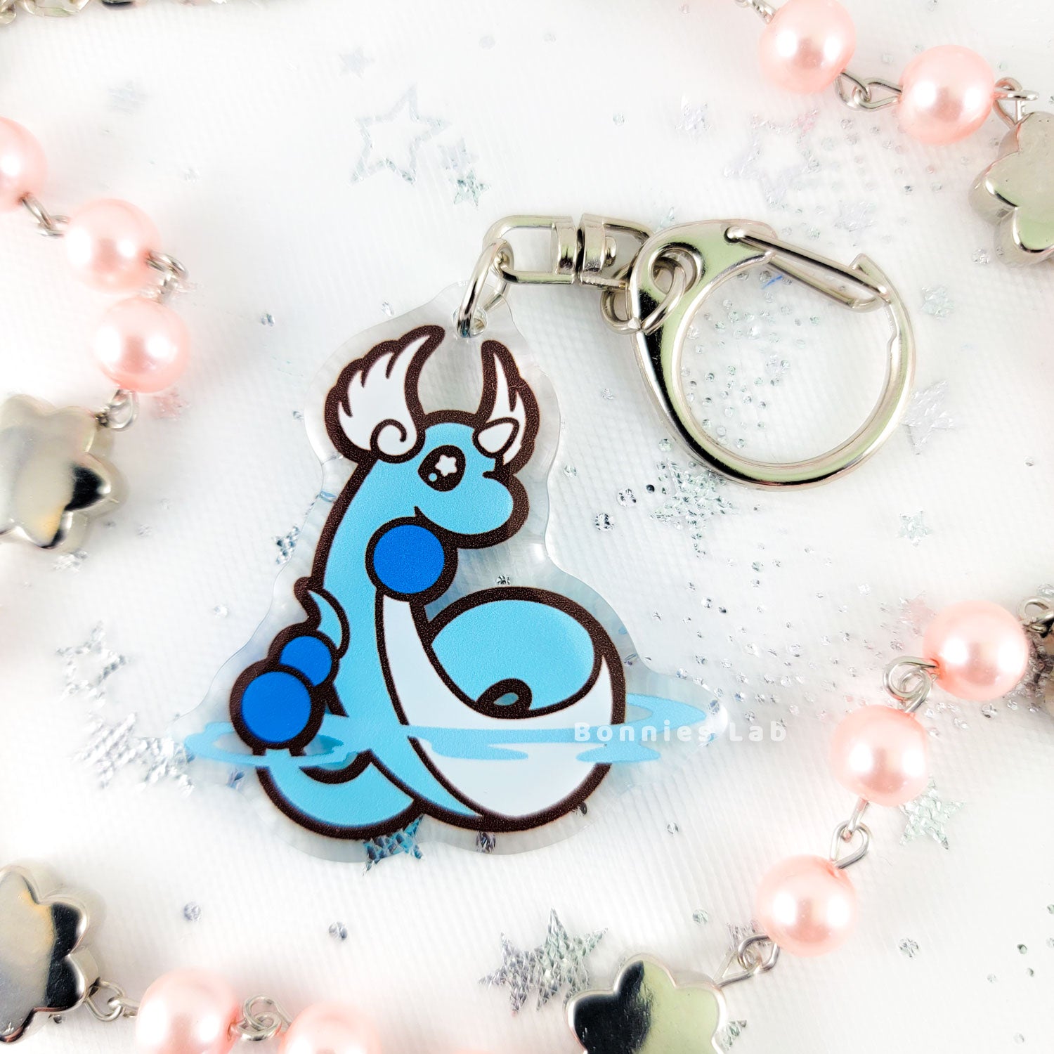 Dragonair Acrylic Keychain Charm - Bonnies Lab