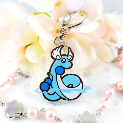 Dragonair Acrylic Keychain Charm - Bonnies Lab