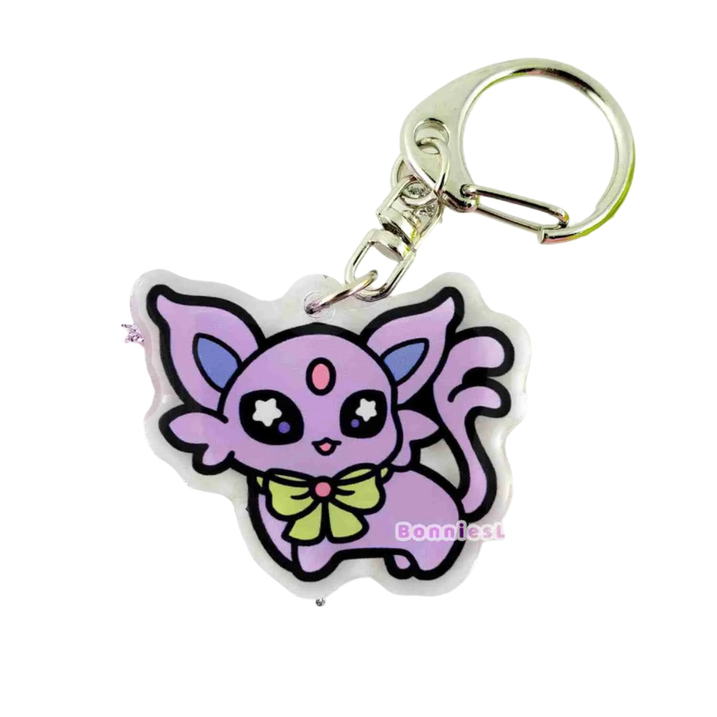 Pokemon Chibi Eeveelution Espeon Acrylic Charm Keychain - Bonnies Lab