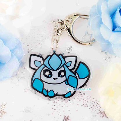 Pokemon Chibi Glaceon Acrylic Charm - Bonnies Lab