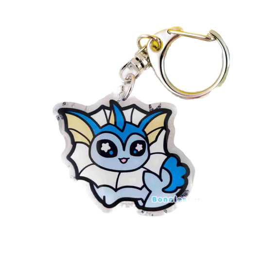 Pokemon Chibi Eeveelution Vaporeon Enamel Pin - Bonnies Lab