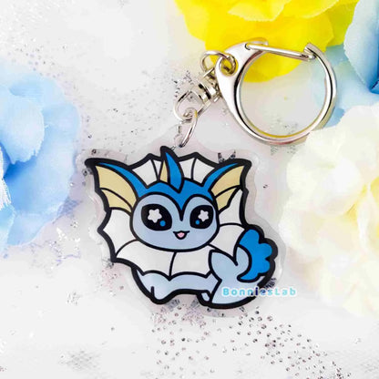 Pokemon Chibi Eeveelution Vaporeon Enamel Pin - Bonnies Lab