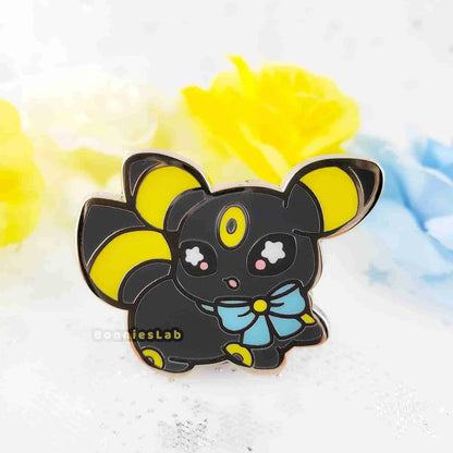 Pokemon Chibi Umbreon Enamel Pin - Bonnies Lab