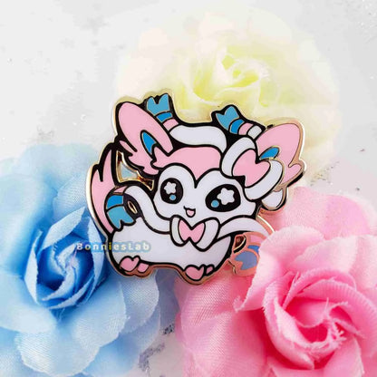 Pokemon Chibi Sylveon Enamel Pin - Bonnies Lab