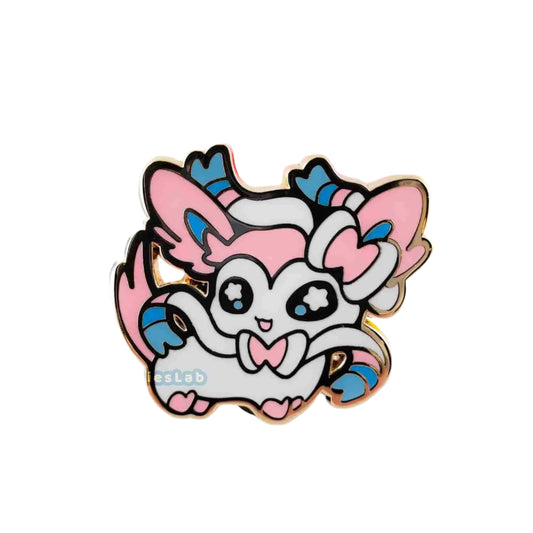 Pokemon Chibi Sylveon Enamel Pin - Bonnies Lab