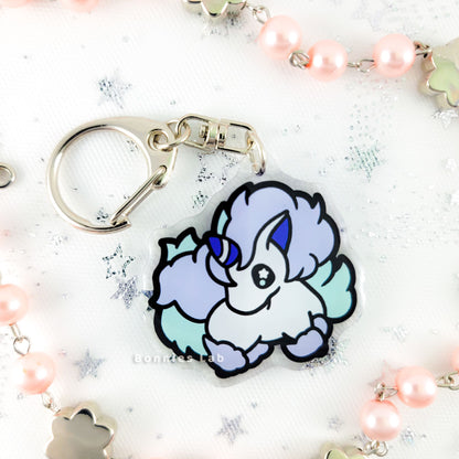 Pokemon Galarian Ponyta Acrylic Charm - Bonnies Lab