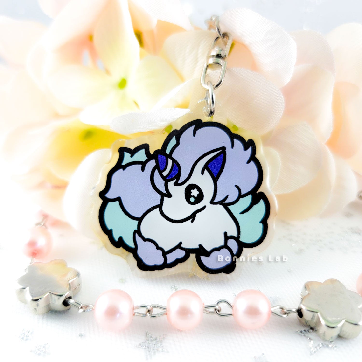 Pokemon Galarian Ponyta Acrylic Charm - Bonnies Lab