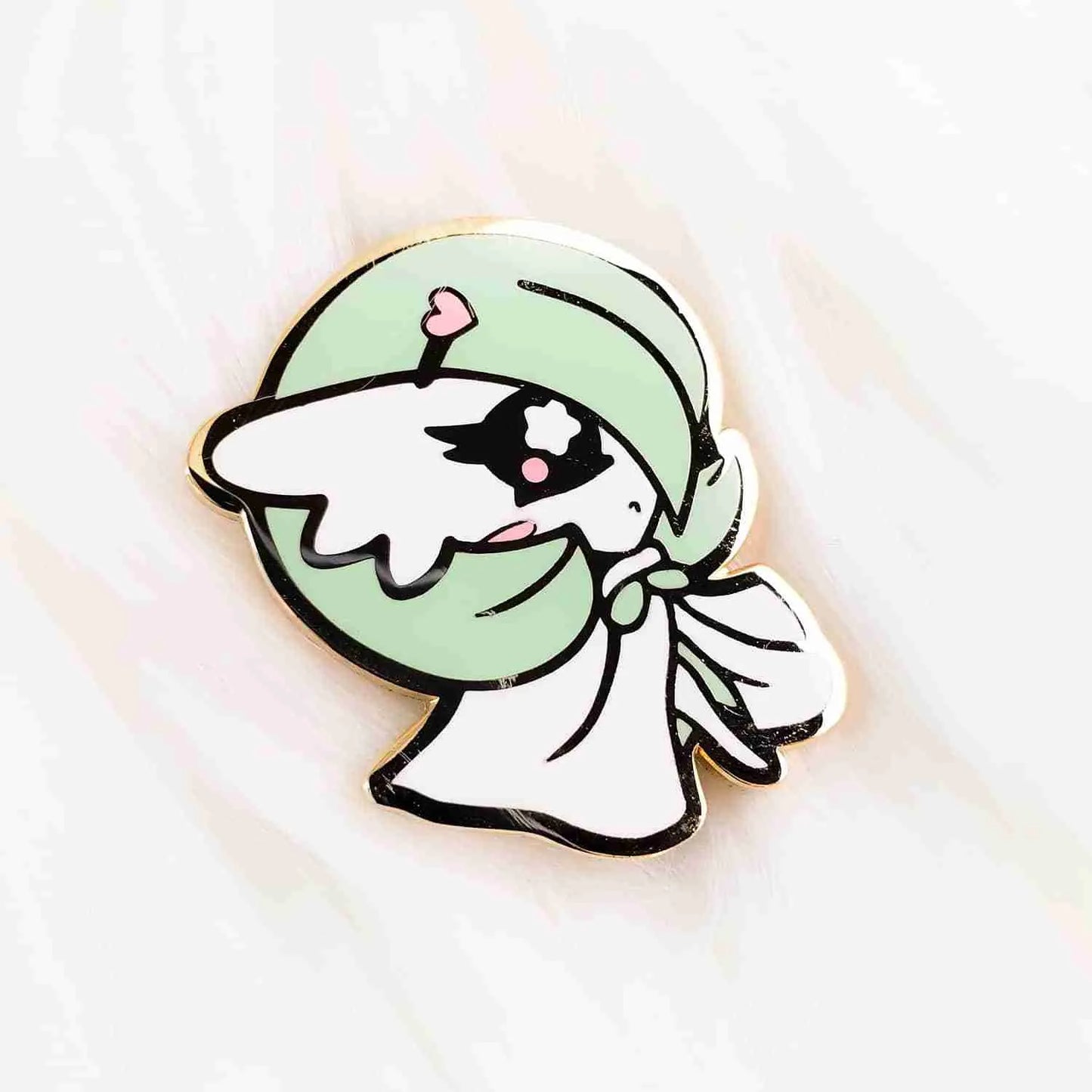Gardevoir Enamel Pin - Bonnies Lab - PokeOnsen Series