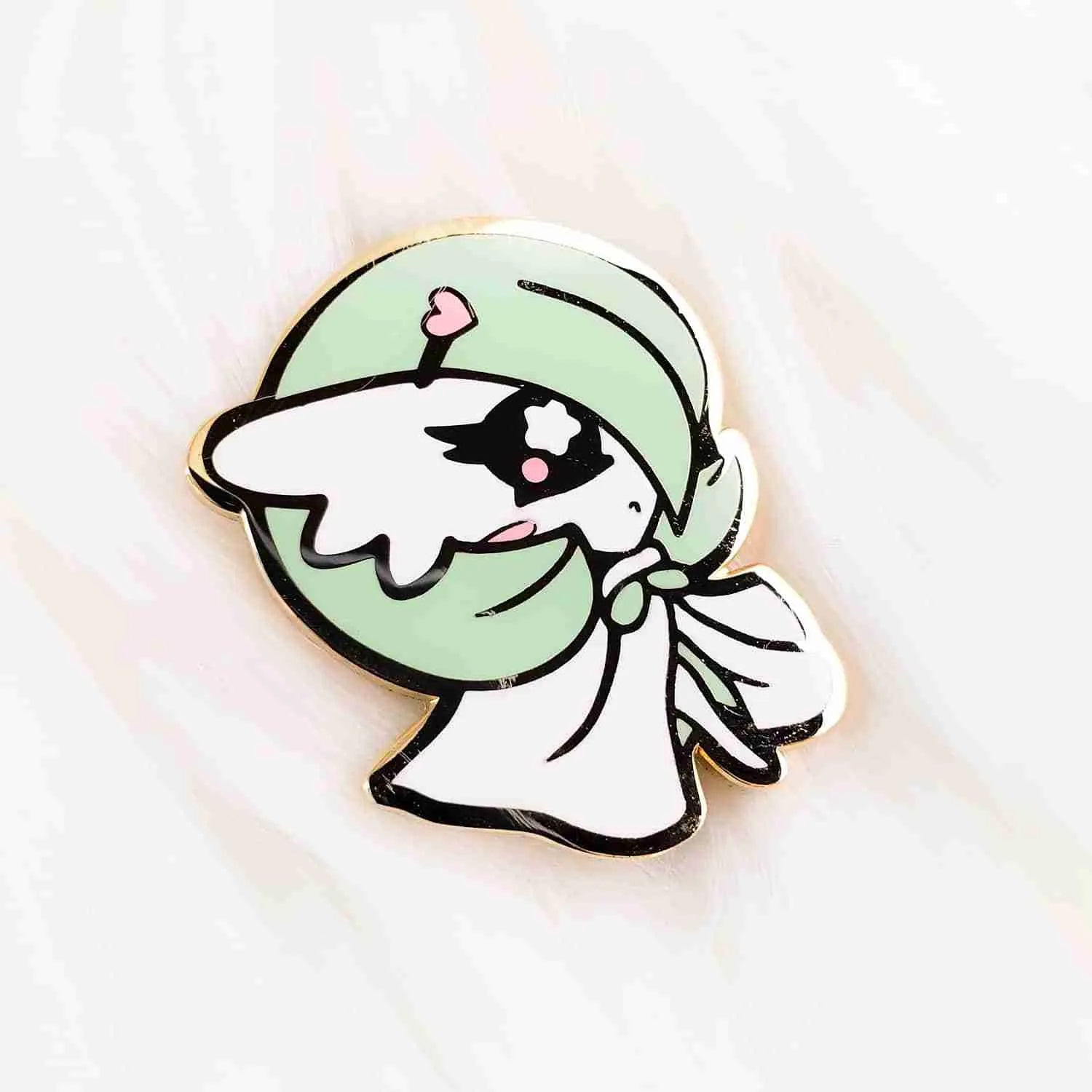 Gardevoir Enamel Pin - Bonnies Lab - PokeOnsen Series