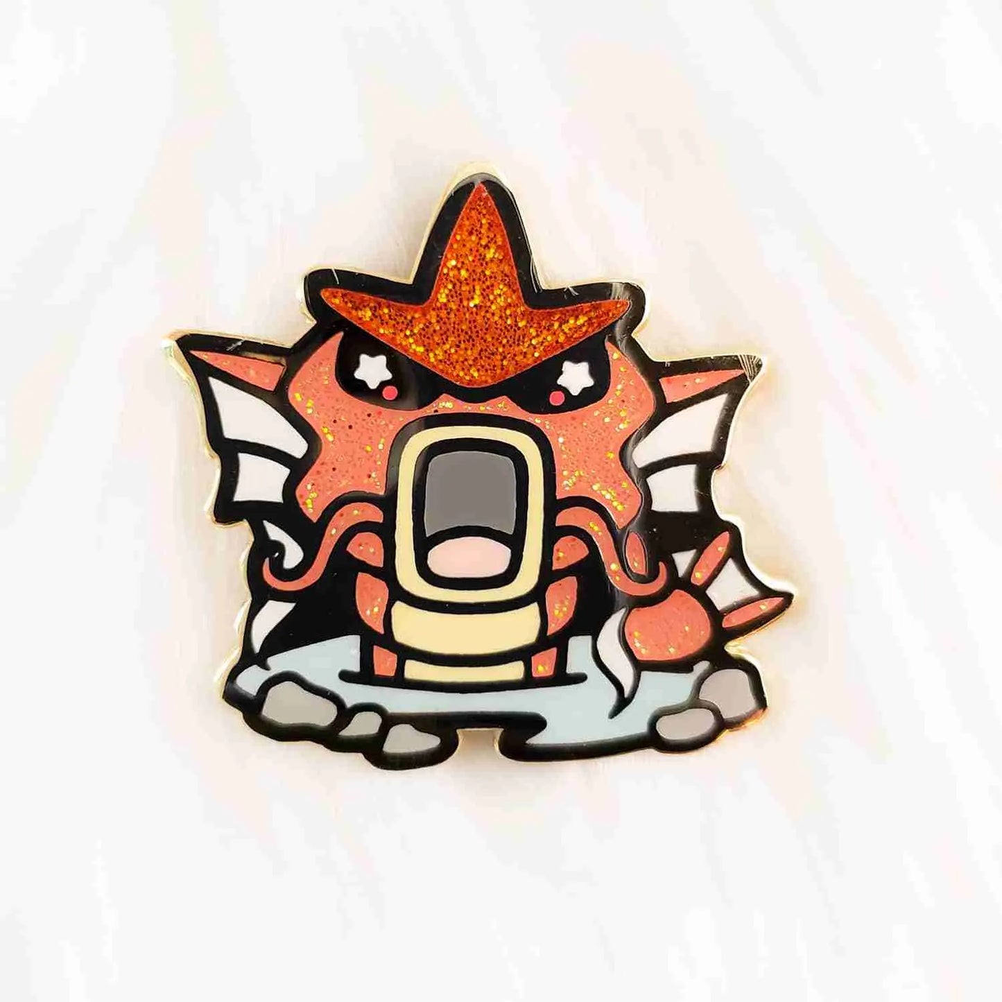 Shiny Red Gyarados Enamel Pin - Bonnies Lab